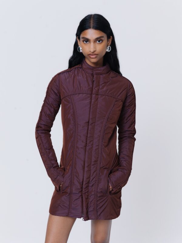 S3 IOSHI DRESS - BURGUNDY