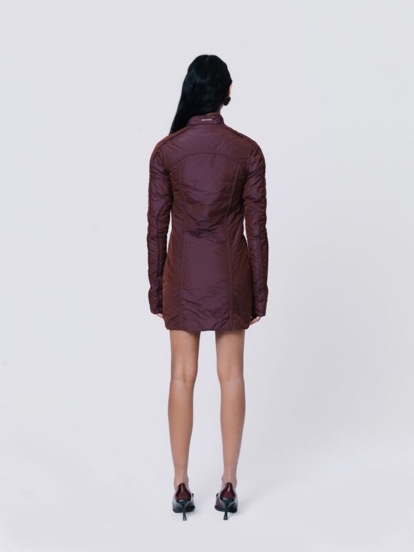 S3 IOSHI DRESS - BURGUNDY