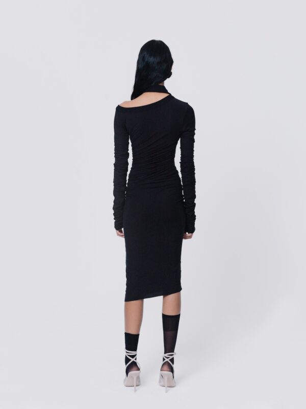 S3 Halla top fitted long sleeve - Black