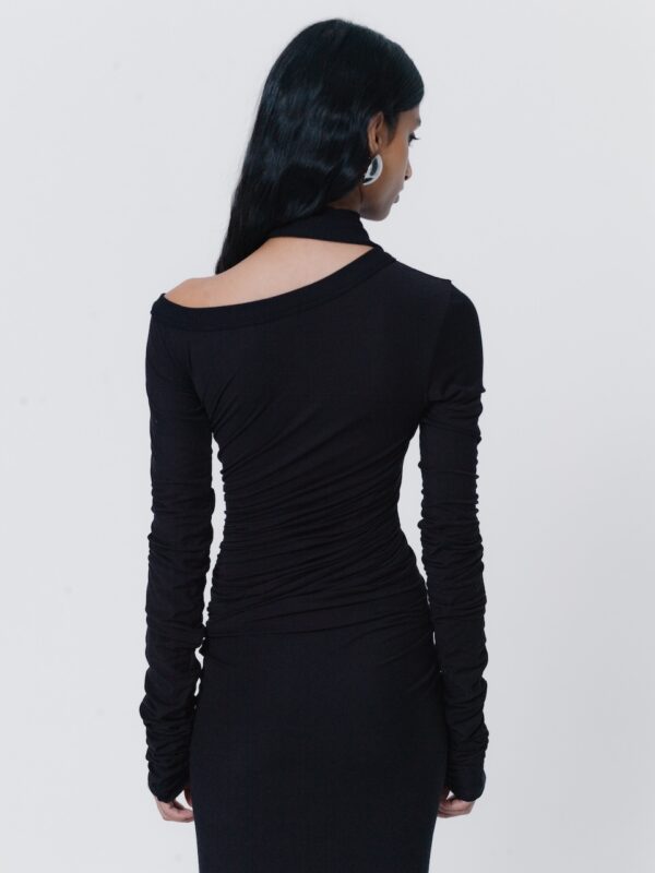 S3 Halla top fitted long sleeve - Black