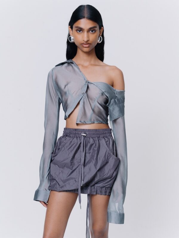 S3 Siska blouse - Magnesium Grey